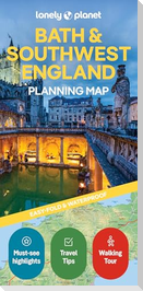Lonely Planet Bath & Southwest England Planning Map