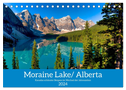 Moraine Lake, Alberta/ Kanada (Tischkalender 2024 DIN A5 quer), CALVENDO Monatskalender