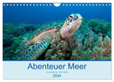 Abenteuer Unterwasser (Wandkalender 2024 DIN A4 quer), CALVENDO Monatskalender