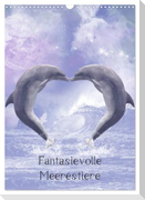 Fantasievolle Meerestiere (Wandkalender 2024 DIN A3 hoch), CALVENDO Monatskalender