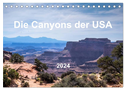 Die Canyons der USA (Tischkalender 2024 DIN A5 quer), CALVENDO Monatskalender