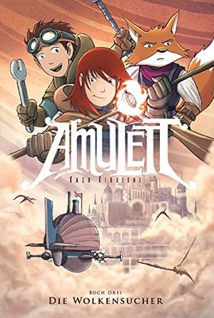 Kibuishi, Kazu. Amulett 3 - Die Wolkensucher. Adrian Wimmelbuchverlag, 2020.