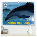 Delfine und Wale (hochwertiger Premium Wandkalender 2024 DIN A2 quer), Kunstdruck in Hochglanz