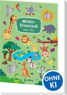 Metallic-Stickerspaß - Wilde Tiere
