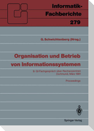 Organisation und Betrieb von Informationssystemen