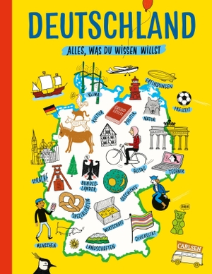Bieber, Friederike / Brauns, Sebastian et al. Deutschland. Alles, was du wissen willst - Menschen, Bundesländer, Gegenwart und Geschichte, Politik und vieles mehr: Allgemeinwissen für Kinder ab 8 Jahren. Carlsen Verlag GmbH, 2024.