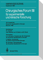 105. Kongreß der Deutschen Gesellschaft für Chirurgie München, 6.¿9. April 1988