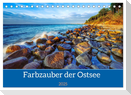 Farbzauber der Ostsee (Tischkalender 2025 DIN A5 quer), CALVENDO Monatskalender