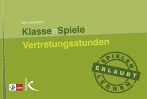 Hanneforth, Dirk. KlassenSpiele: Vertretungsstunden. Kallmeyer'sche Verlags-, 2013.