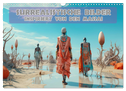 Surrealistische Bilder - Inspiriert von den Massai (Wandkalender 2024 DIN A3 quer), CALVENDO Monatskalender