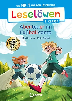 Lenz, Martin. Leselöwen 2. Klasse - Abenteuer im Fußballcamp - Die Nr. 1 für den Leseerfolg - Mit Leselernschrift ABeZeh - Erstlesebuch für Kinder ab 7 Jahren. Loewe Verlag GmbH, 2023.