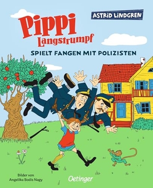 Lindgren, Astrid. Pippi Langstrumpf spielt Fangen mit Polizisten. Oetinger, 2026.