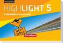 English G Highlight Band 5: 9. Schuljahr- Hauptschule - Vokabeltaschenbuch