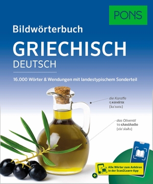 PONS Bildwörterbuch Griechisch - 16.000 Wörter & Wendungen mit landestypischem Sonderteil und Scan2Learn-App. Pons Langenscheidt GmbH, 2026.