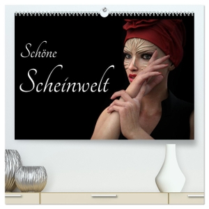 Reinecke, Herbert. Schöne Scheinwelt (hochwertiger Premium Wandkalender 2025 DIN A2 quer), Kunstdruck in Hochglanz - Maskierte Frauenportraits virtuell inszeniert.. Calvendo, 2024.