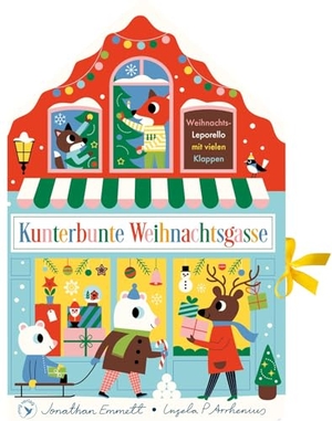Emmett, Jonathan. Kunterbunte Weihnachtsgasse - Weihnachtsleporello mit vielen Klappen | Pappbilderbuch für Kinder ab 2 Jahren. MVG Moderne Vlgs. Ges., 2026.