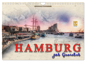 Hamburg für Genießer (Wandkalender 2025 DIN A4 quer), CALVENDO Monatskalender