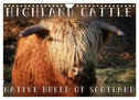 Highland Cattle - Native Breed of Scotland (Wall Calendar 2025 DIN A4 landscape), CALVENDO 12 Month Wall Calendar