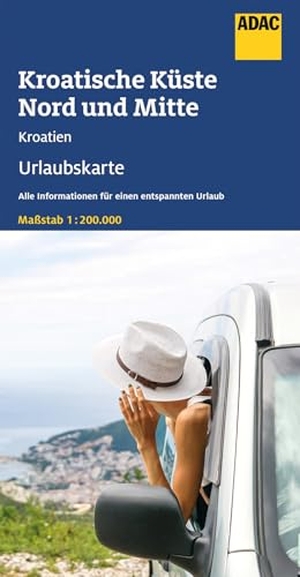 ADAC Urlaubskarte HR Kroatische Küste, Nord und Mitte 1:200 000. ADAC, 2020.