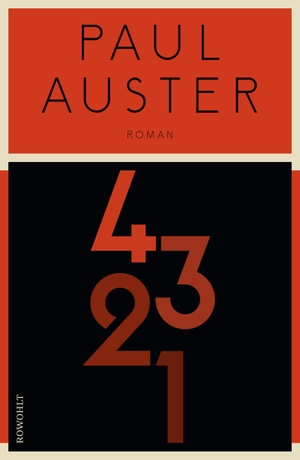 Auster, Paul. 4321. Rowohlt Verlag GmbH, 2017.