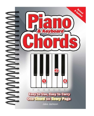 Jackson, Jake. Piano & Keyboard Chords - Easy-To-Use, Easy-To-Carry, One Chord on Every Page. Flame Tree Publishing, 2011.