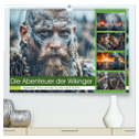 Die Abenteuer der Wikinger (hochwertiger Premium Wandkalender 2025 DIN A2 quer), Kunstdruck in Hochglanz