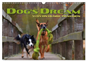 DOG'S DREAM - wovon Hunde träumen (Wandkalender 2024 DIN A3 quer), CALVENDO Monatskalender
