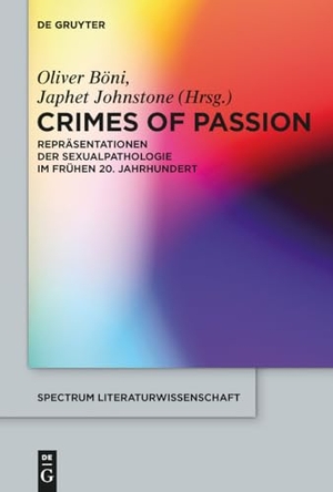 Böni, Oliver / Japhet Johnstone (Hrsg.). Crimes of Passion - Repräsentationen der Sexualpathologie im frühen 20. Jahrhundert. De Gruyter, 2015.