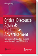 Critical Discourse Analysis of Chinese Advertisement