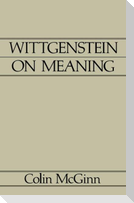 Wittgenstein on Meaning V1