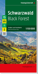 freytag & berndt Straßenkarte Schwarzwald 1:150.000