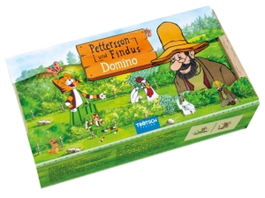 Holz-Domino Pettersson und Findus - in praktischer Holzbox mit Schieber. Trötsch Verlag GmbH, 2016.