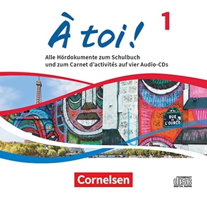 À toi ! Band 1 -  Audio-CDs. Cornelsen Verlag GmbH, 2022.