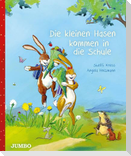Die kleinen Hasen kommen in die Schule