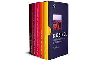 Bibel in 5 Einzelbüchern in Geschenkkassette, Großdruck - Einheitsübersetzung der Heiligen Schrift. Gesamtausgabe. Katholische Bibelanstalt, 2017.