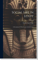 Social Life In Egypt: A Description Of The Country And Its People; Volume 5