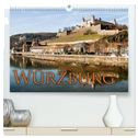 Würzburg - Besuchen - Erleben - Genießen (hochwertiger Premium Wandkalender 2025 DIN A2 quer), Kunstdruck in Hochglanz