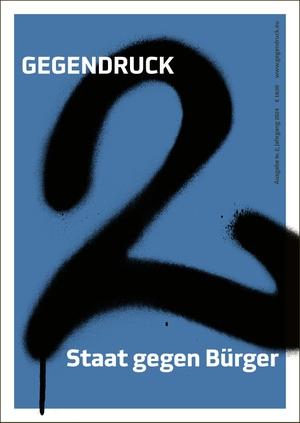 Manova (Hrsg.). Gegendruck. Ausgabe 2 - Staat gegen Bürger. Manova Verlag, 2024.