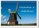 Windmühlen in Deutschland (Tischkalender 2025 DIN A5 quer), CALVENDO Monatskalender