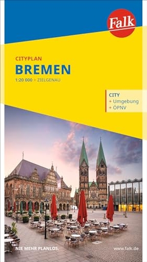 Falk Cityplan Bremen 1:20.000. Mairdumont, 2024.