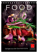 Food - Deftiges aus der Gourmetküche (Tischkalender 2024 DIN A5 hoch), CALVENDO Monatskalender
