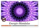 Energie - Mandalas, Spiritualität durch die Farbe Lila (Wandkalender 2024 DIN A4 quer), CALVENDO Monatskalender