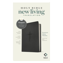NLT Premium Value Thinline Bible, Filament-Enabled Edition (Leatherlike, Trinity Cross Black)