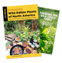 Foraging Wild Edible Plants of North America Guidebook and Folding Pocket Guide Bundle