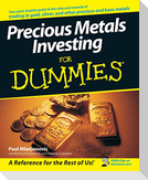 Precious Metals Investing For Dummies