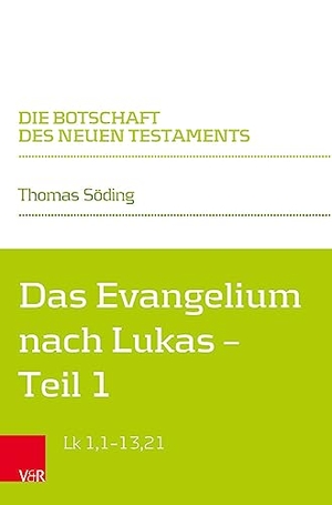 Söding, Thomas. Das Evangelium nach Lukas - Teilband 1: Lk 1,1-13,21. Vandenhoeck + Ruprecht, 2023.