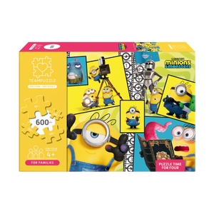 Minions 3 - FOR FAMILIES T600. Team Puzzle - book'n'app , 2026.