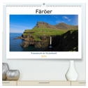 Färöer - Trauminseln im Nordatlantik (hochwertiger Premium Wandkalender 2024 DIN A2 quer), Kunstdruck in Hochglanz
