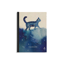 matabooks - Nachhaltiges A6 Notizbuch/Skizzenbuch/Tagebuch/Bullet Journal/Schreibheft aus Graspapier - Steifbroschur Dahara Farbe: Stellar Mystic Blue