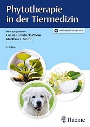 Brendieck-Worm, Cäcilia / Matthias F. Melzig (Hrsg.). Phytotherapie in der Tiermedizin - 200 Abblidungen. Georg Thieme Verlag, 2021.